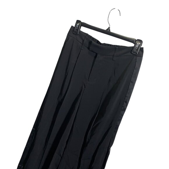 A New Day Womens Wide Leg Black Pants Size 2 Stylish Fit NEW - Picture 2 of 5